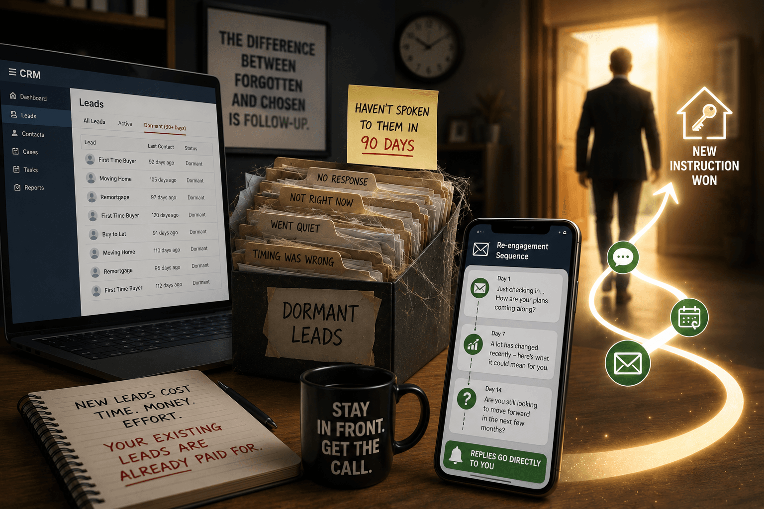 Your CRM has live buyers in it. You just have not spoken to them in 90 days.