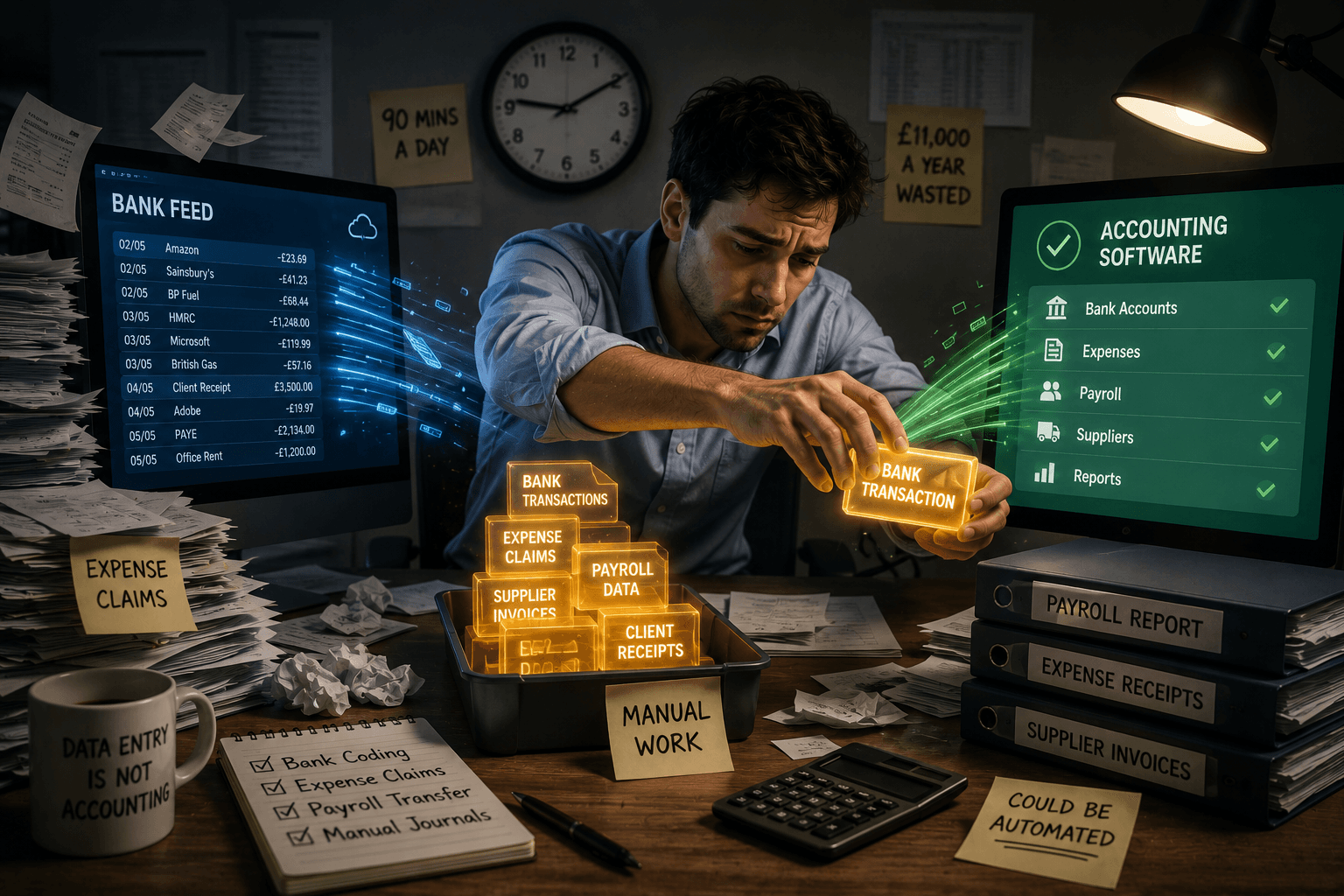 Your team is doing data entry in 2026. That should have stopped two years ago.